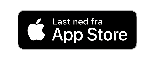 Apple sin logo med lenke til App Store