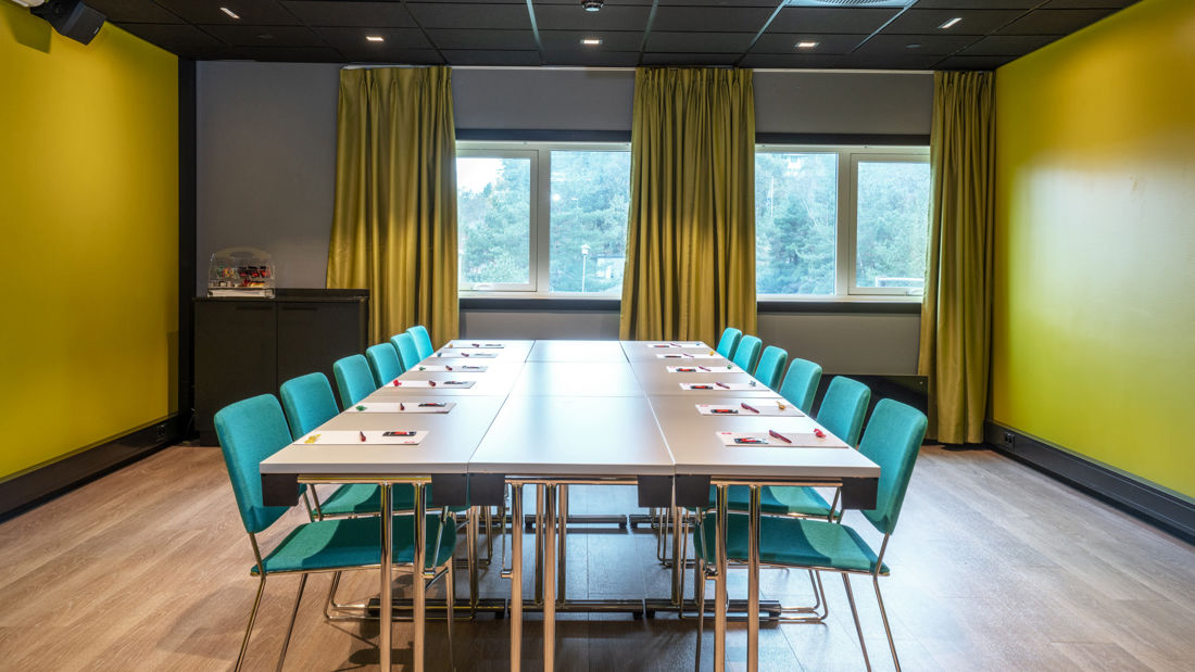 Konferanselokale med plass til 20 personer