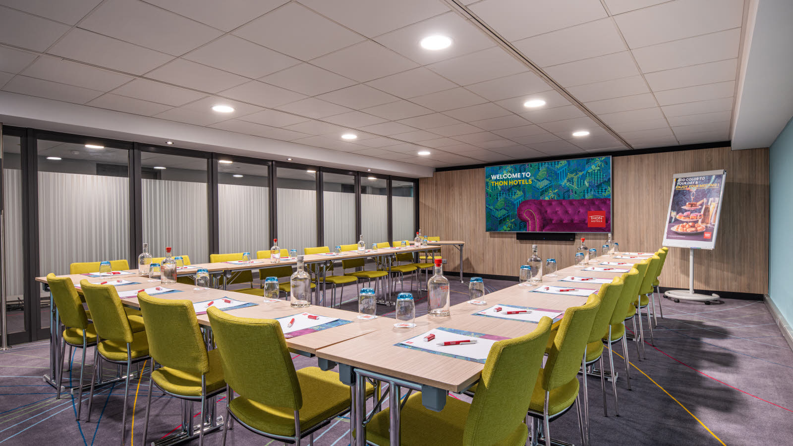 Konferanselokale med plass til 48 personer