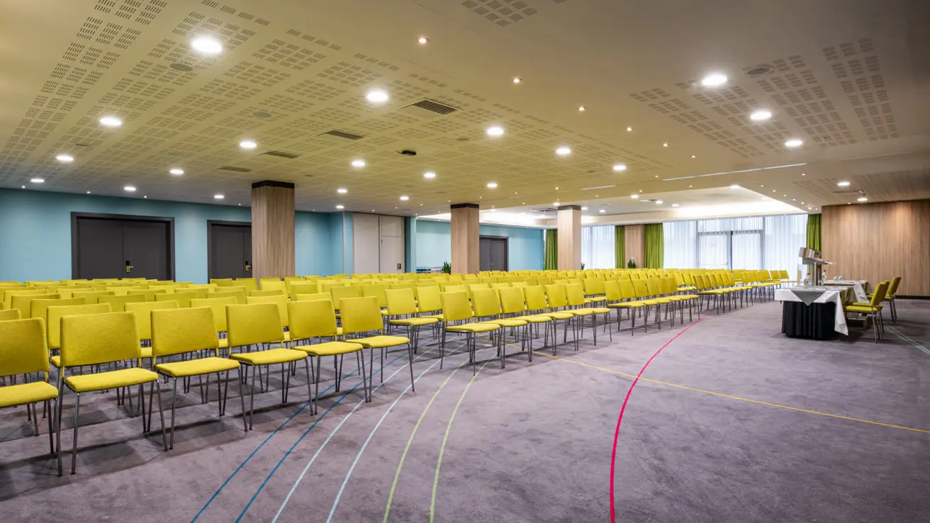 Konferanselokale med plass til 450 personer