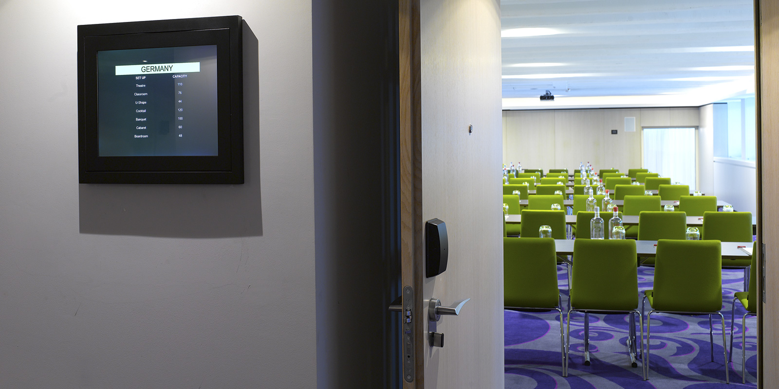 Utenfor konferansesal Germany