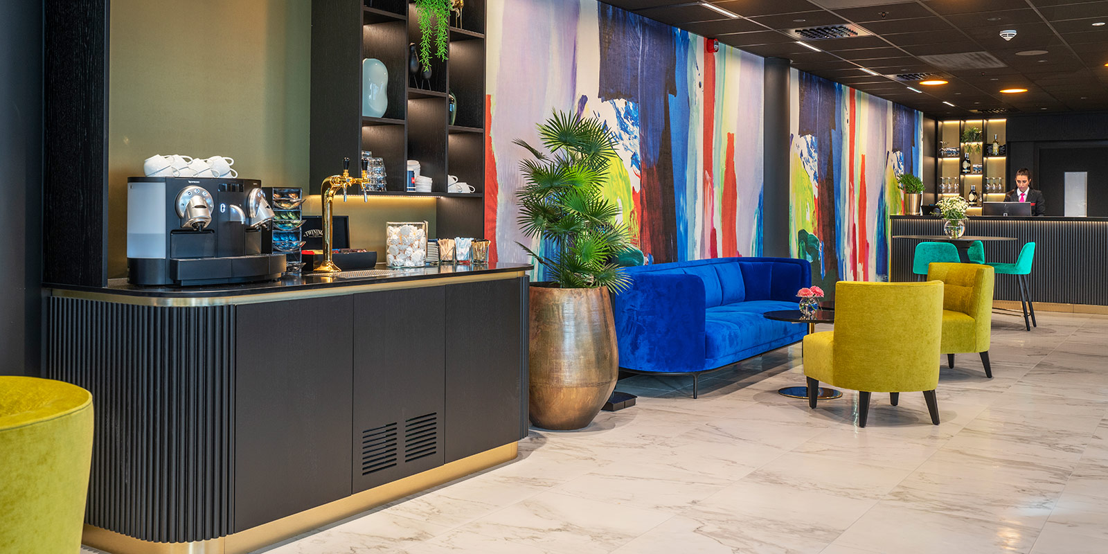 Lobbyen hos Thon Hotel Ålesund