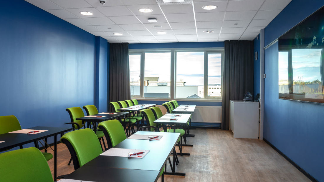 Møterom med plass til 30 personer