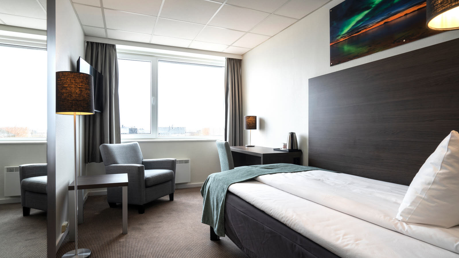 Seng i standard enkeltrom p&#xE5; Hotel Andrikken