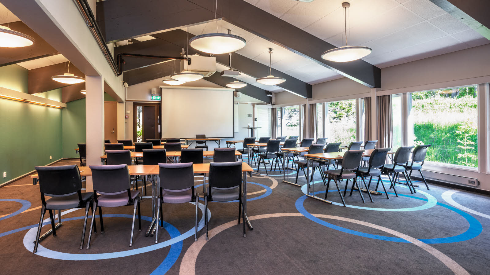 Konferanselokale med plass til 60 personer