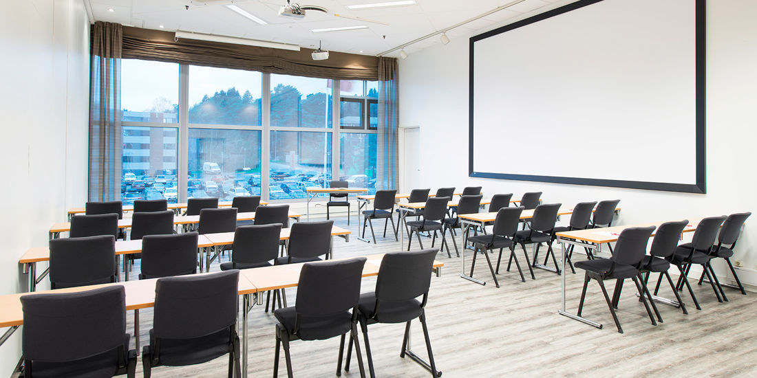 Konferanselokale med plass til 75 personer