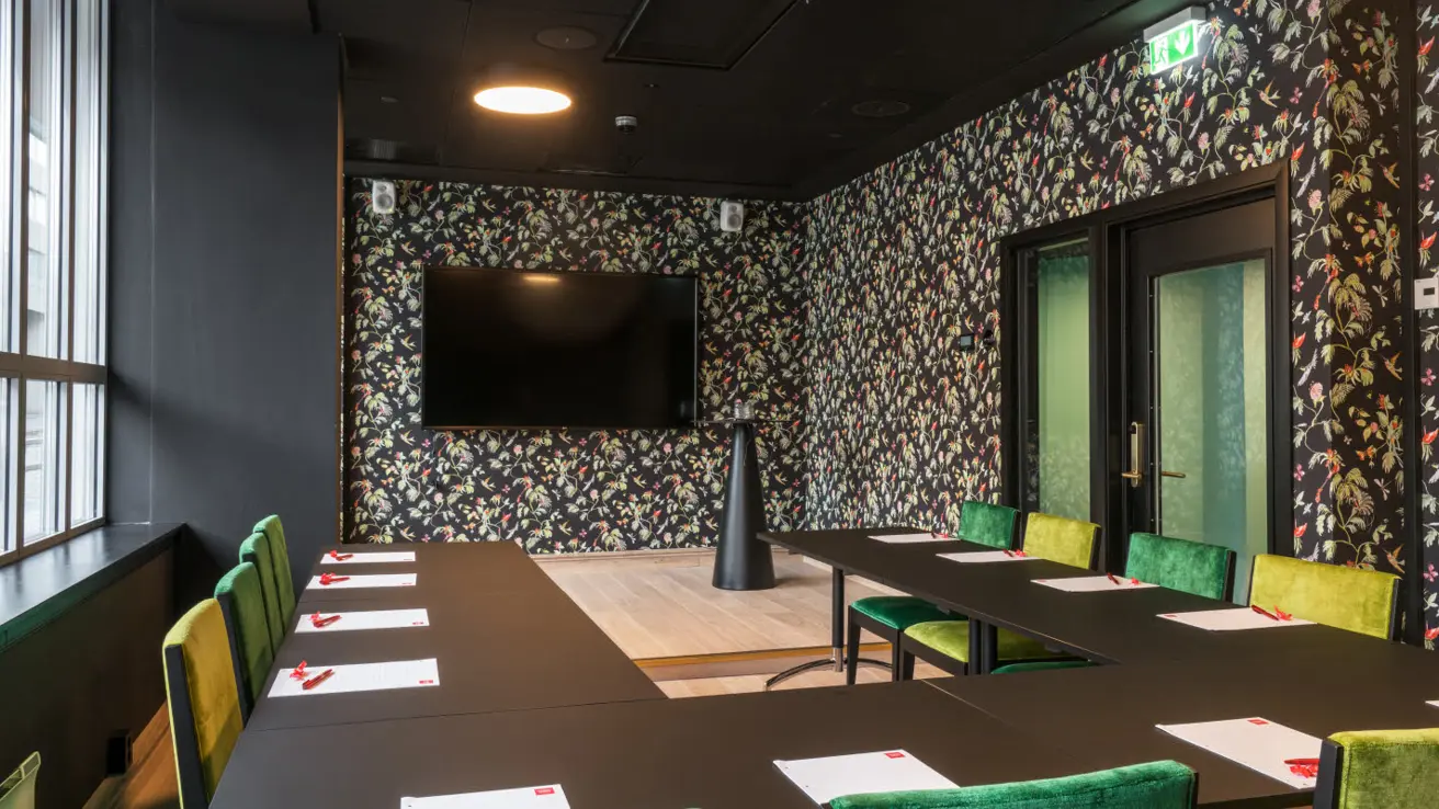 Møterom Fisketorget med styrebord oppsett