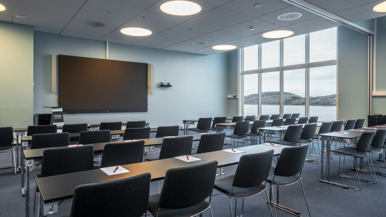 Konferanselokale med plass til 130 personer