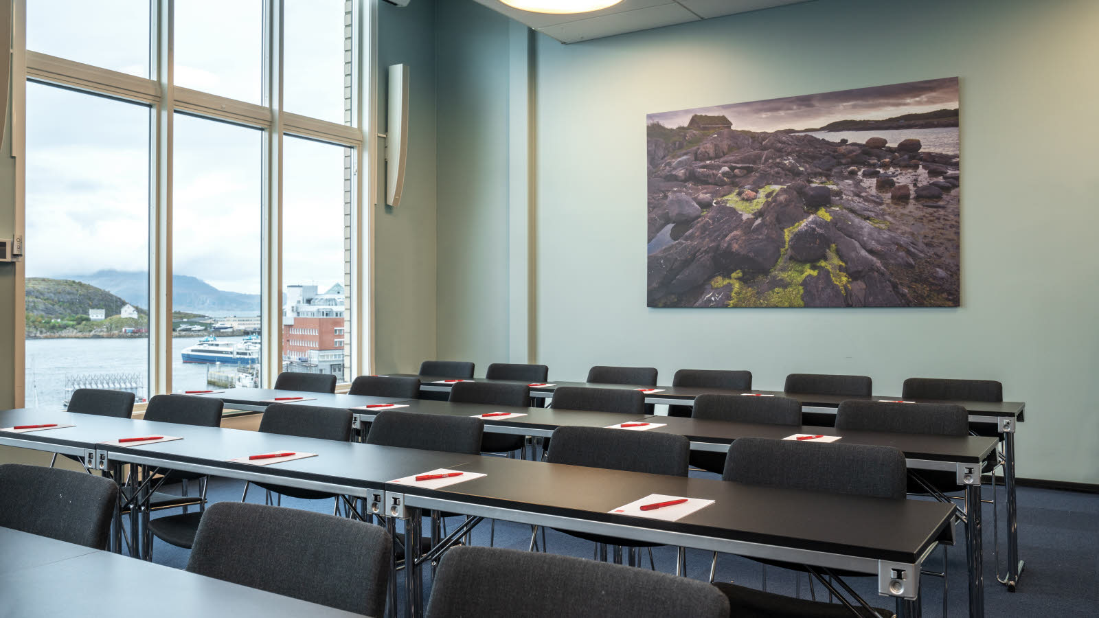 Konferanselokale med plass til 130 personer