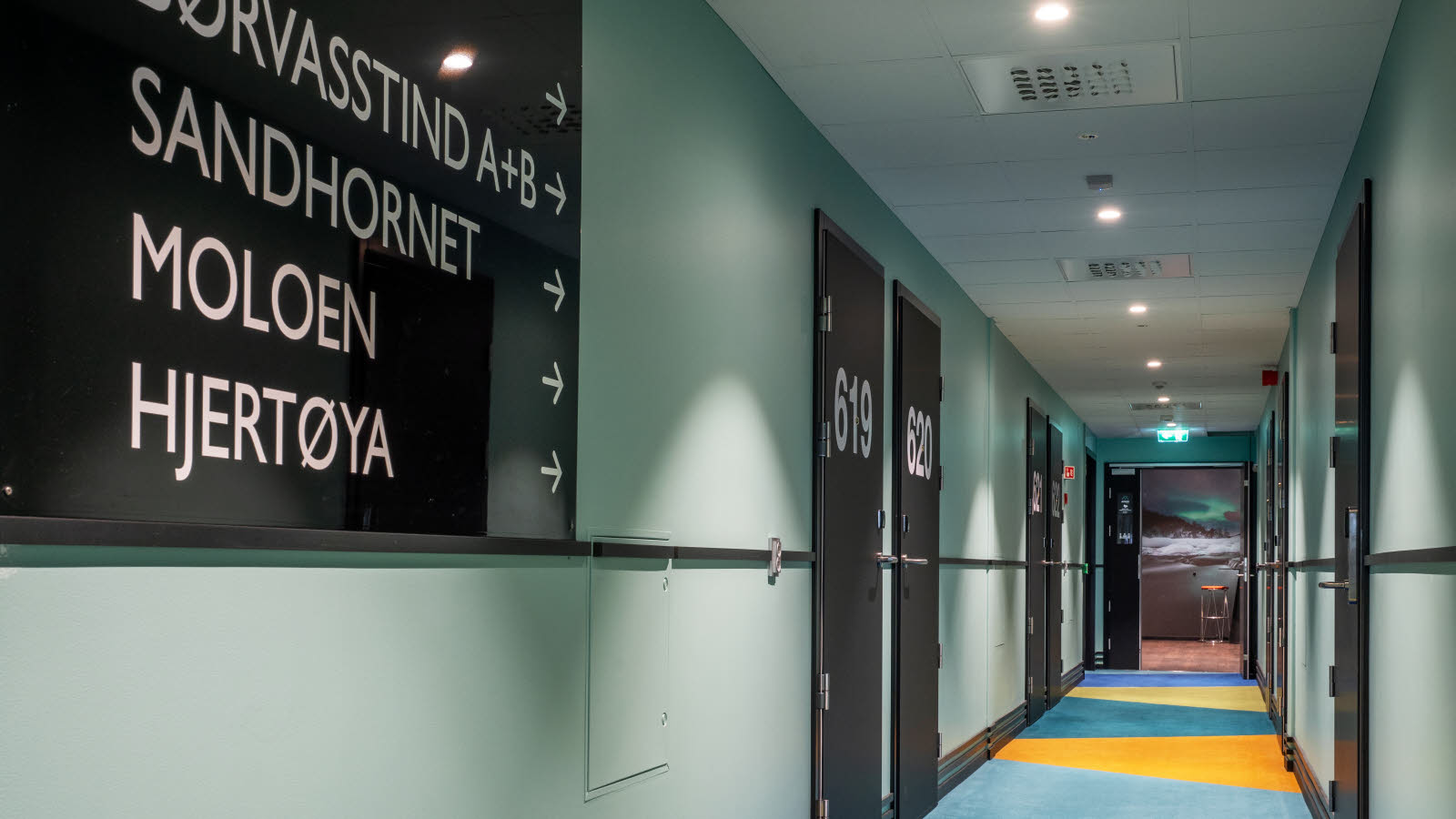 Thon Hotel Nordlys kooridor