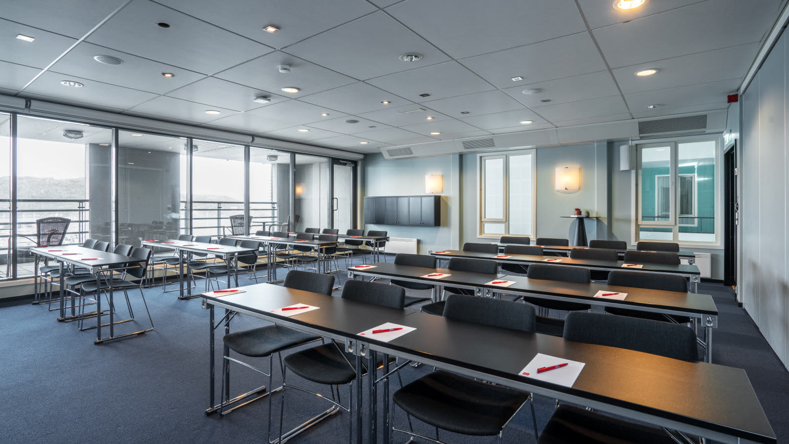 Thon Hotel Nordlys Møterom i klasseromoppsett