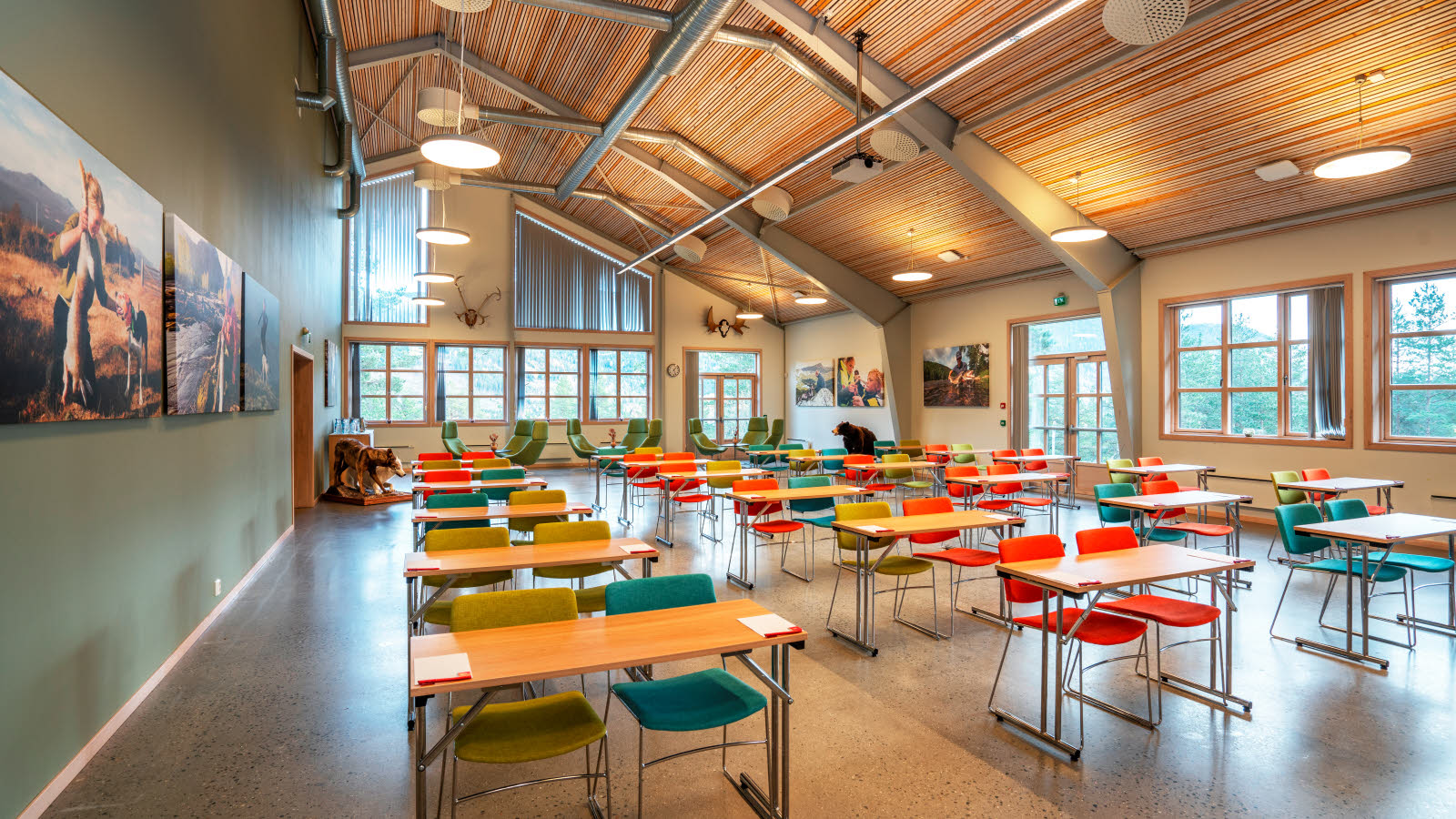 Konferanselokale med plass til 150 personer