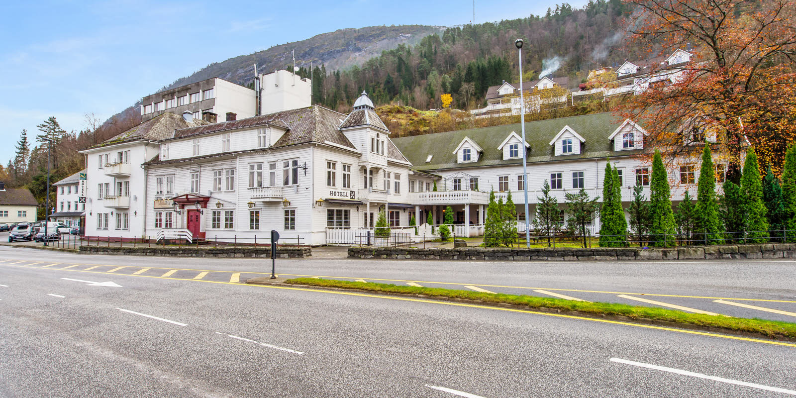 Fasade på Hotel Førde