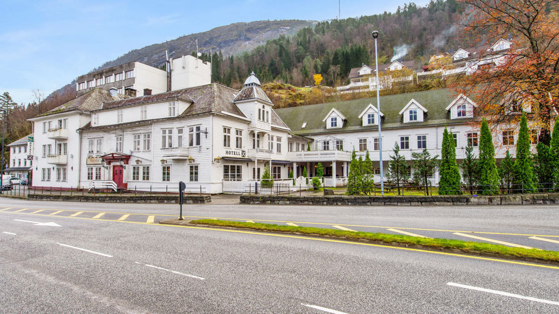 Fasade på Hotel Førde