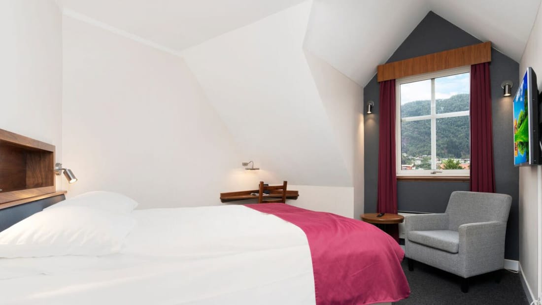 Standard room double på Hotel Førde
