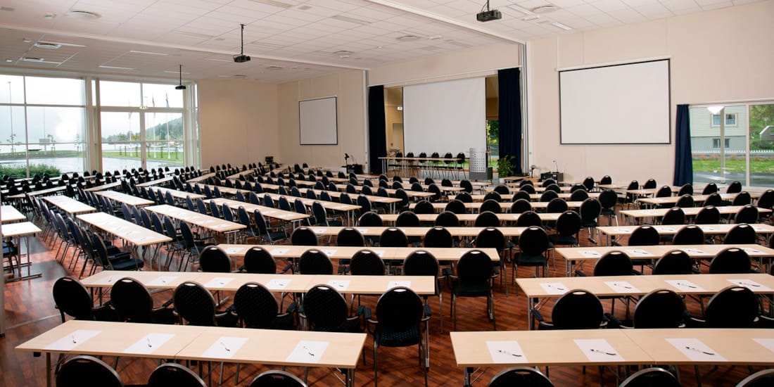 Konferanselokale med plass til 360 personer