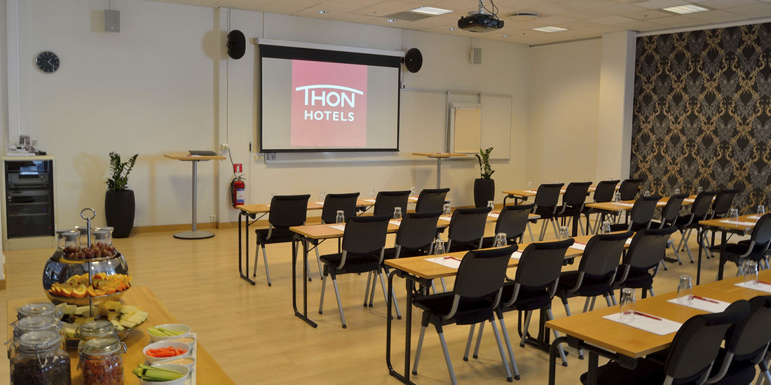 Konferanselokale med plass til 100 personer