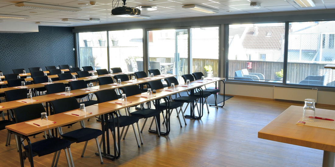 Konferanselokale med plass til 80 personer