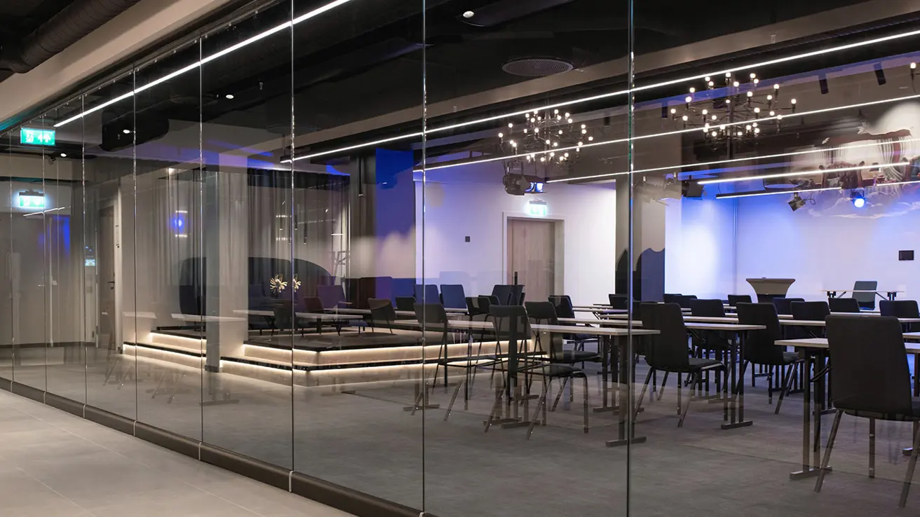 Konferansesal hos Thon Partner Hotel Norge.