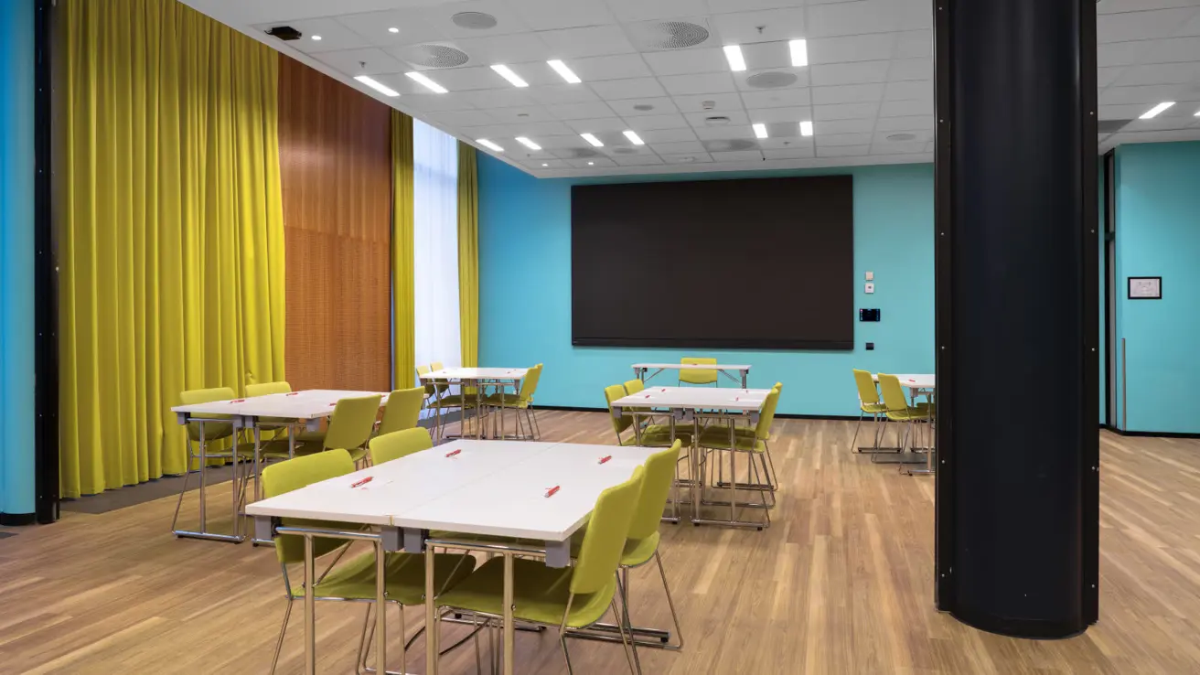 Konferanselokale med plass til 100 personer