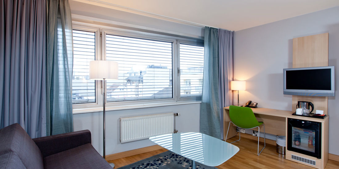 Sofa superior rom på Thon Hotel Lillestrøm