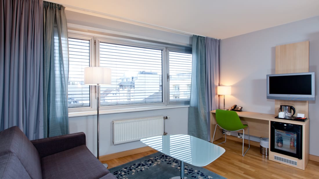 Sofa superior rom på Thon Hotel Lillestrøm