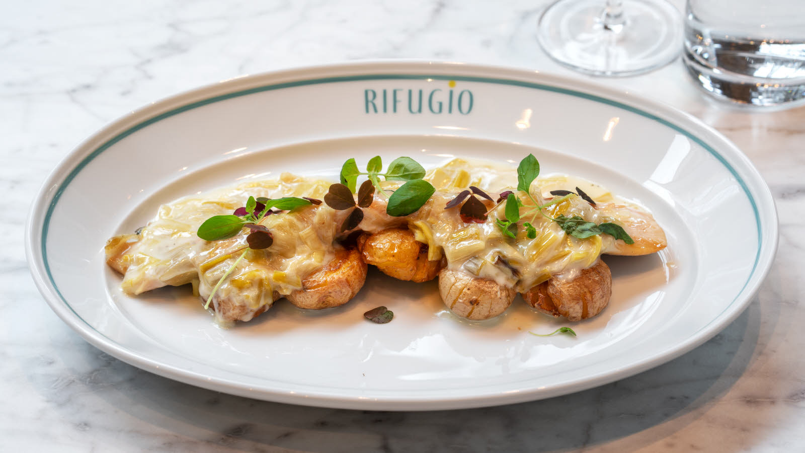 Tallerken med sjømat