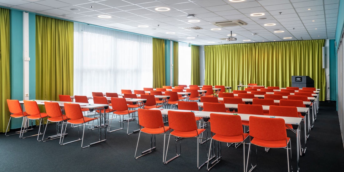 Konferanselokale med plass til 120 personer