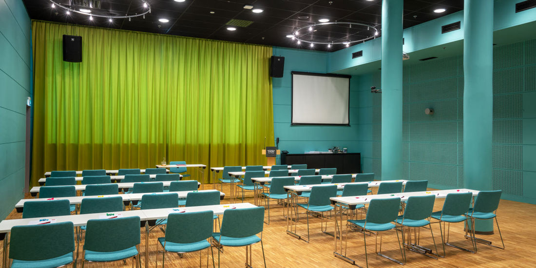 Konferanselokale med plass til 200 personer
