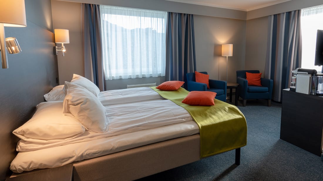 Superior room på Hotel Måløy