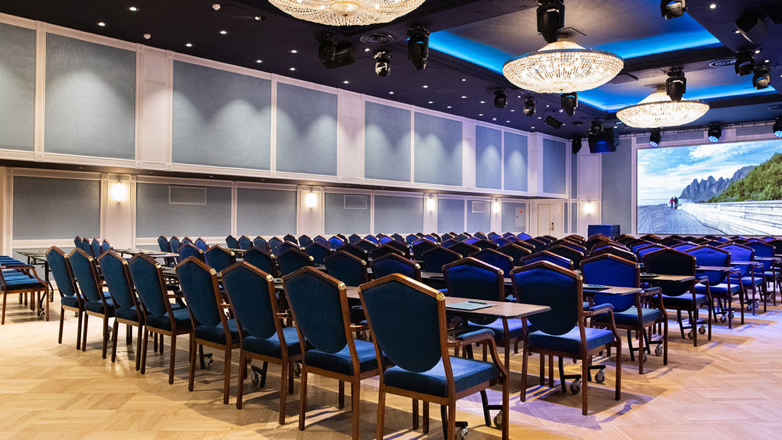 Konferanselokale med plass til 200 personer