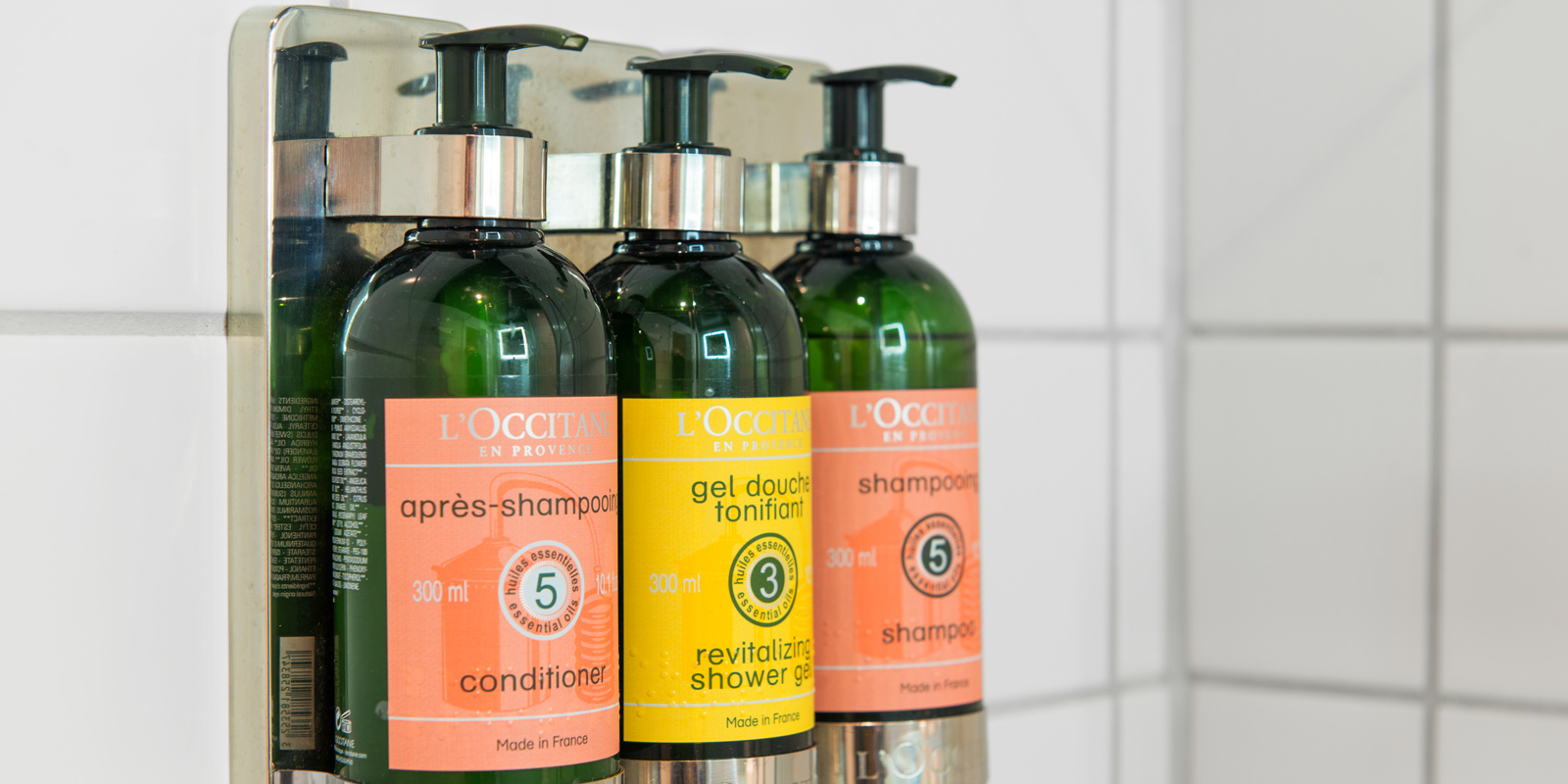 Toalettartikler til bad p&#xE5; hotell Bristol i Oslo