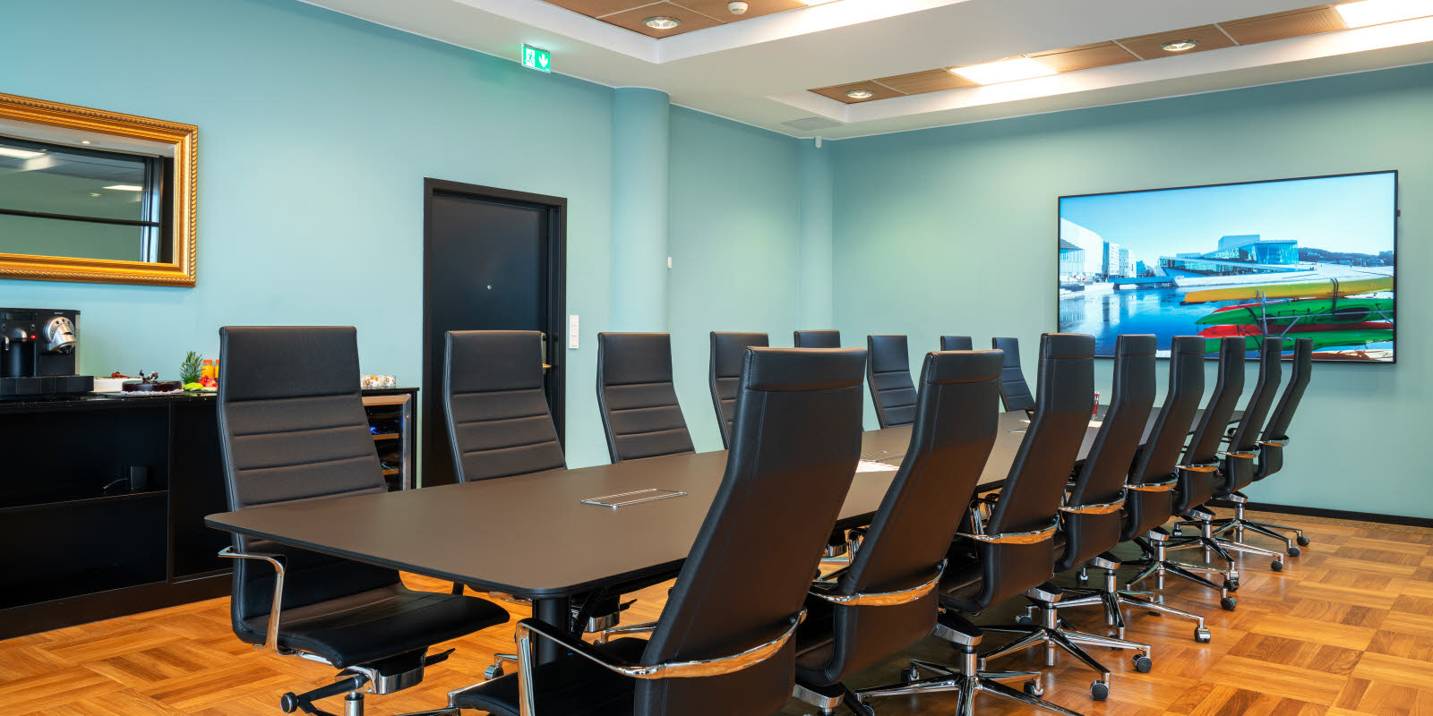 konferanserom tryllefloyten i styrebordoppsett