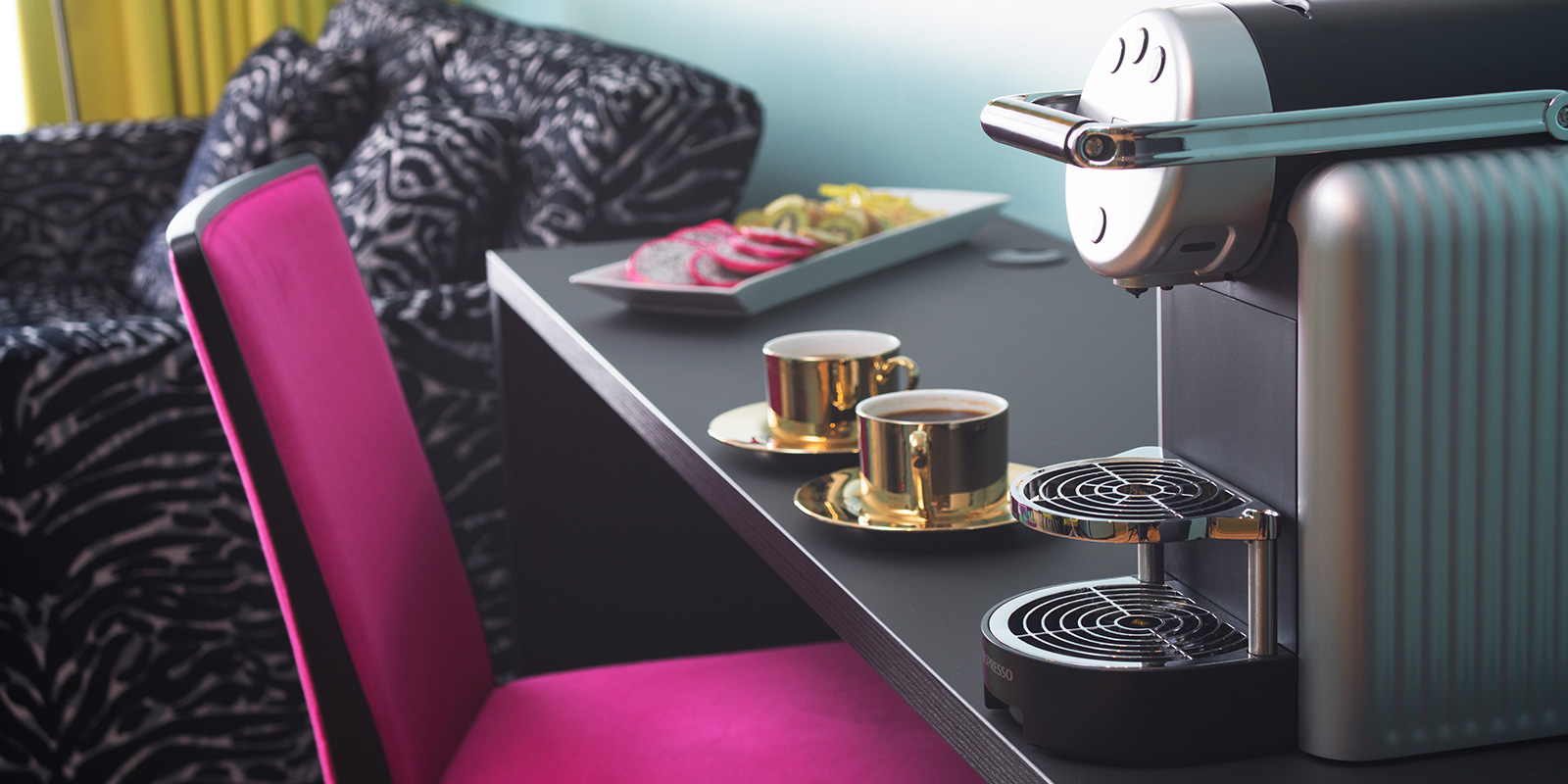 Kaffemaskin i junior suite