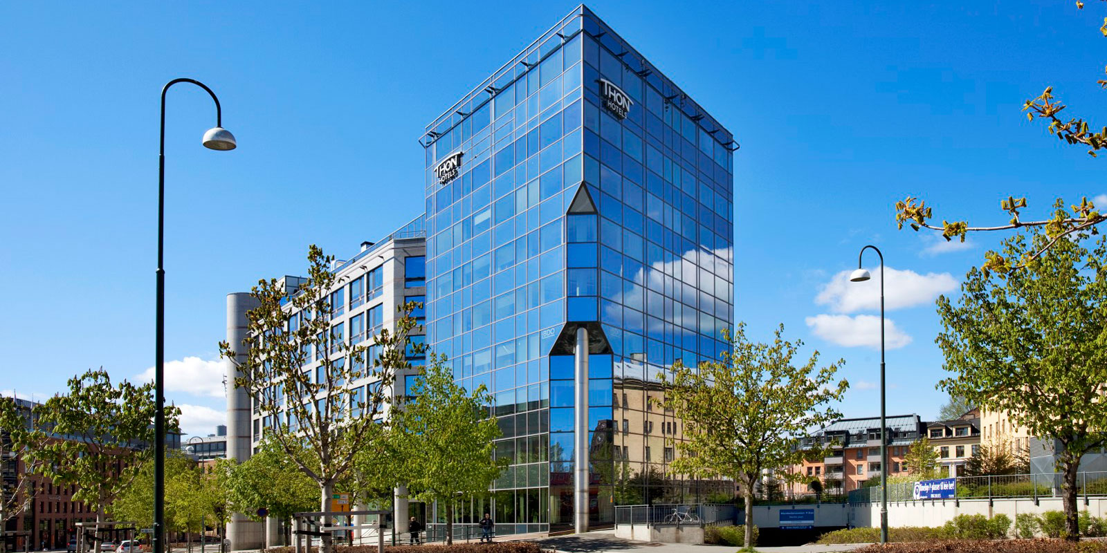 Thon Hotel Vika Atrium fasade skyskraper