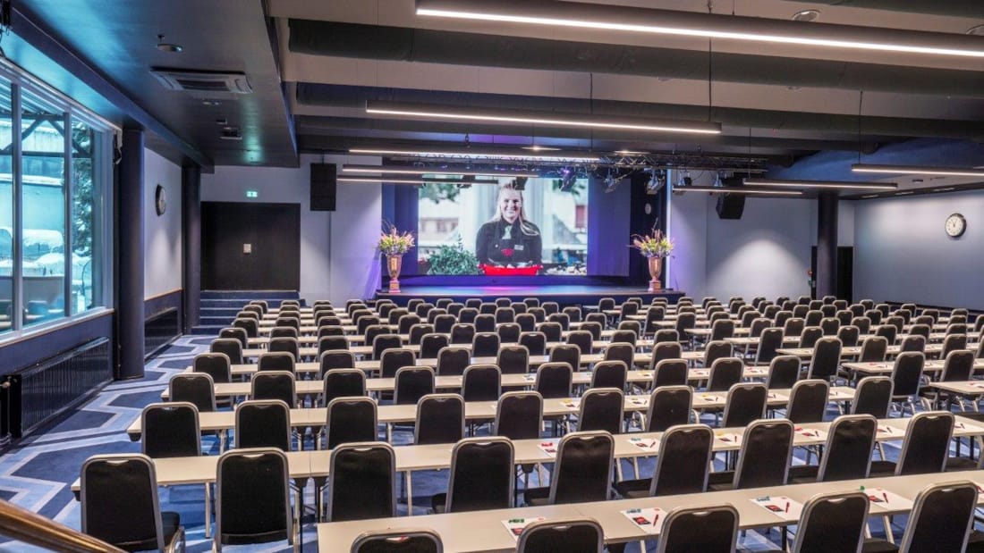 Konferanselokale med plass til 650 personer