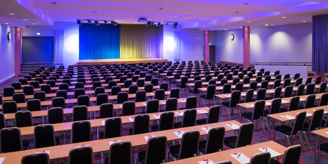 Konferanselokale med plass til 650 personer