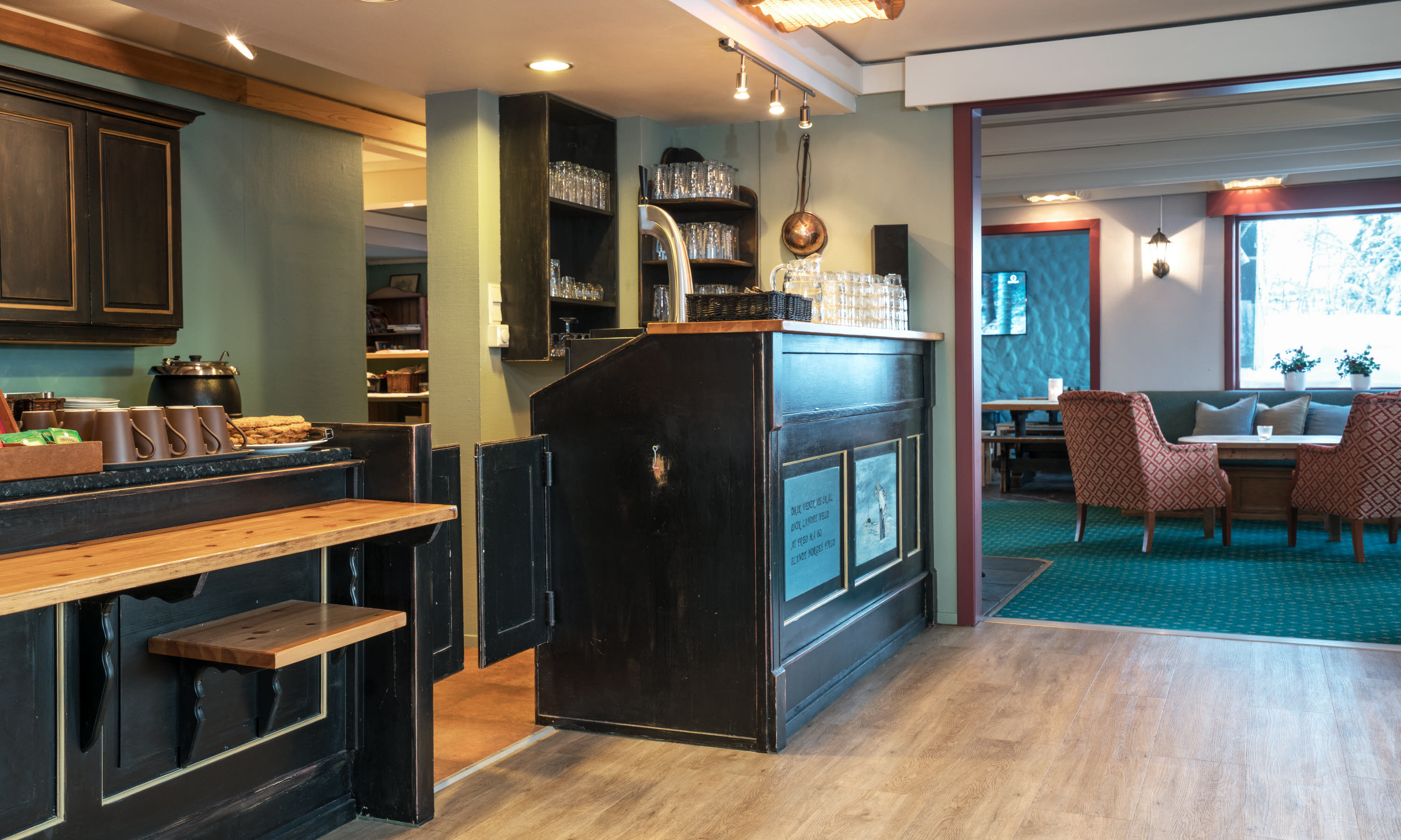 Bestillingsskranke på Austlid fjellstue