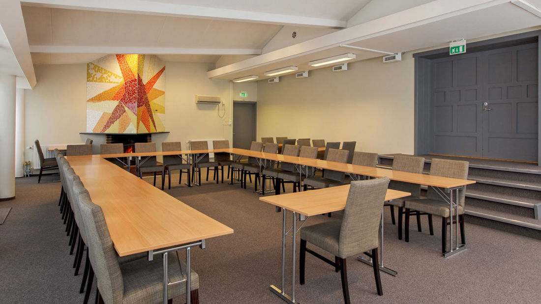 Konferanselokale med plass til 45 personer
