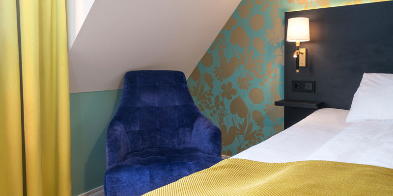 Singelrom hos Thon Hotel Nidaros.