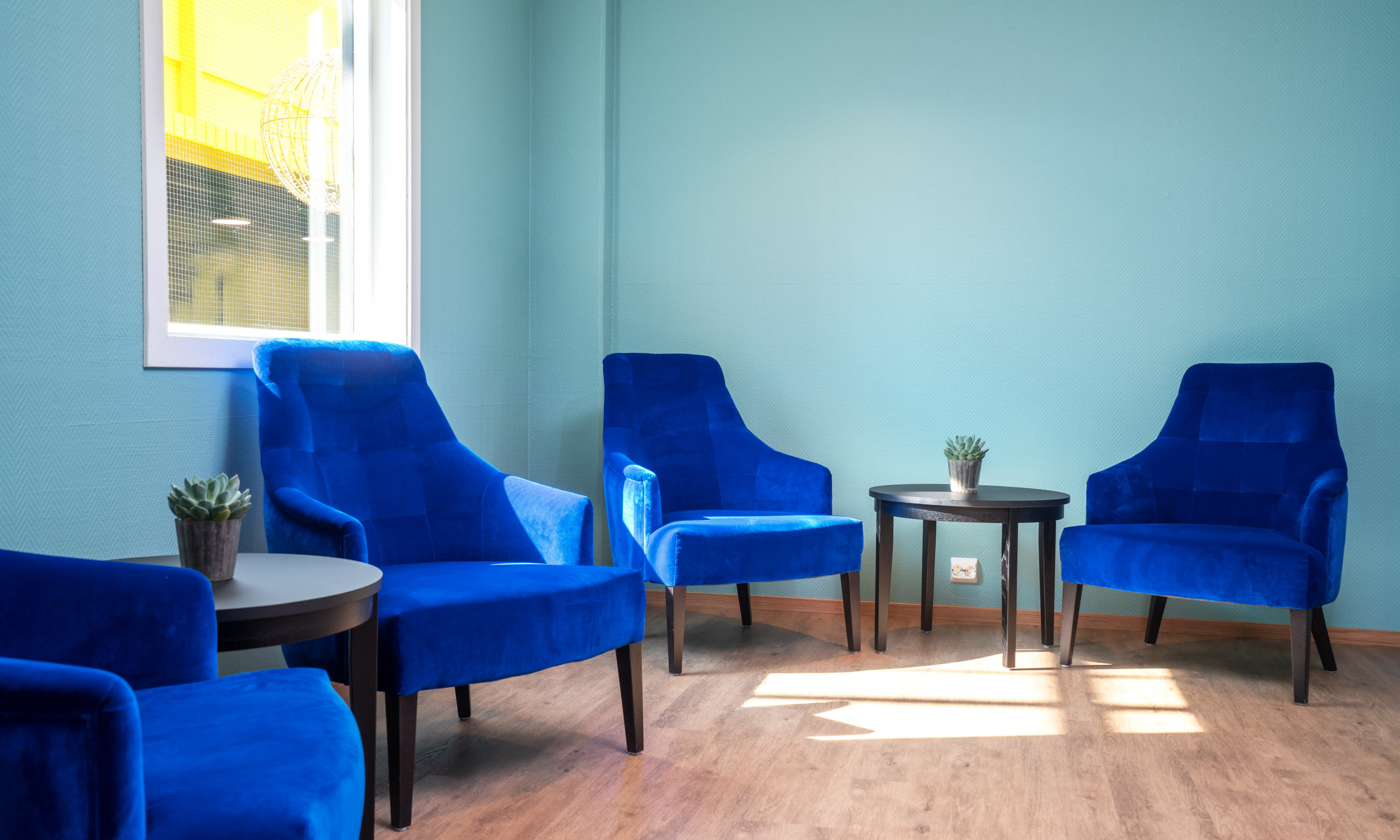 Felles sittegruppe i resepsjonen