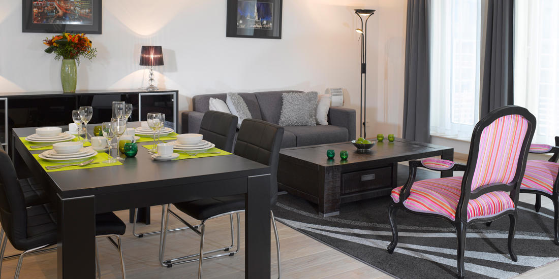Soverommet i en 3-roms leilighet i Thon Residence EU