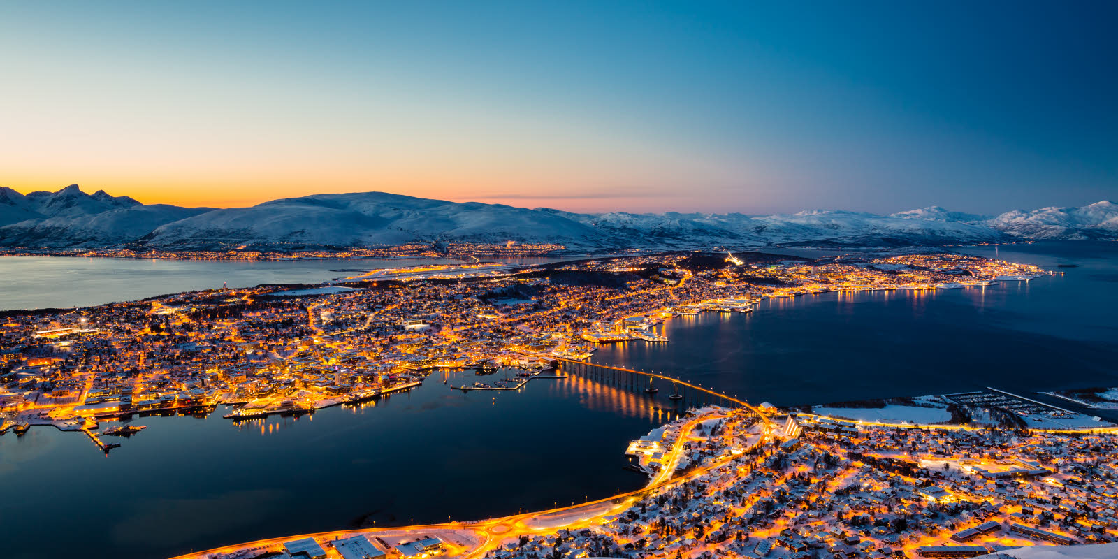 Panoramautsikt over Tromsø