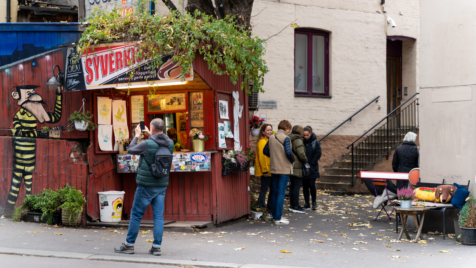 Syverkiosken pølsebu i Oslo.