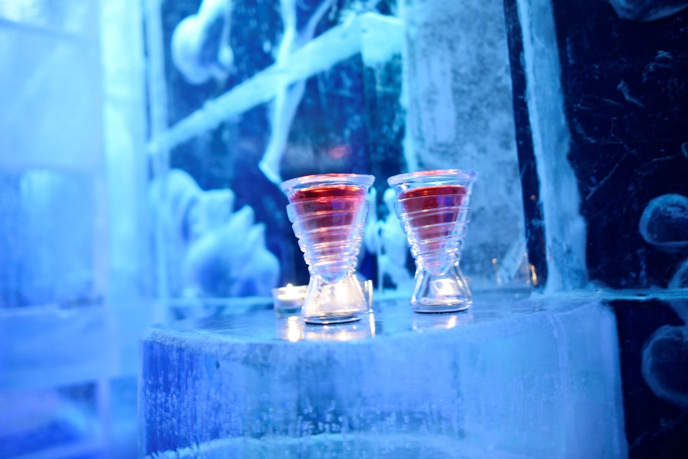 Detaljbilde av isbaren i Bergen