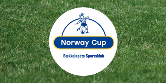 Gressmatte med logoen til Norway Cup