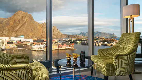 Hotellrom på Thon Hotel Lofoten