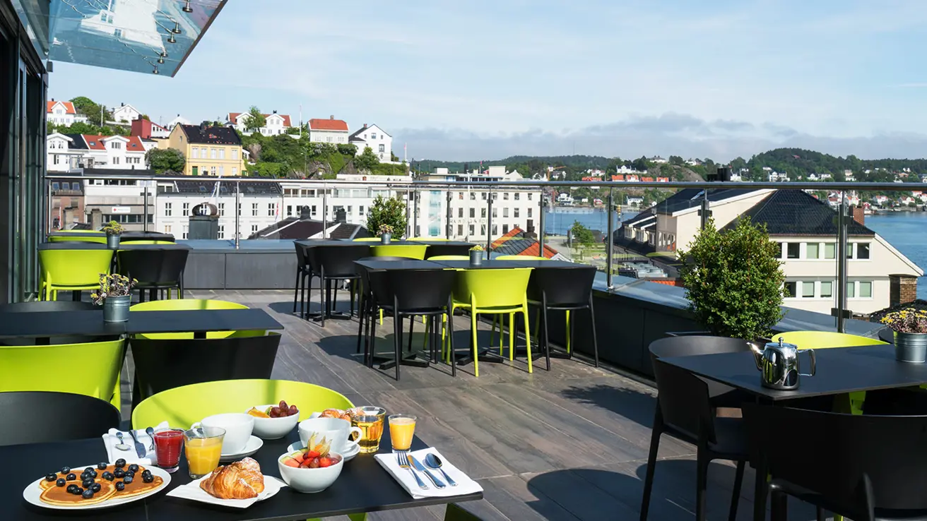 Takterrasse Thon Hotel Arendal