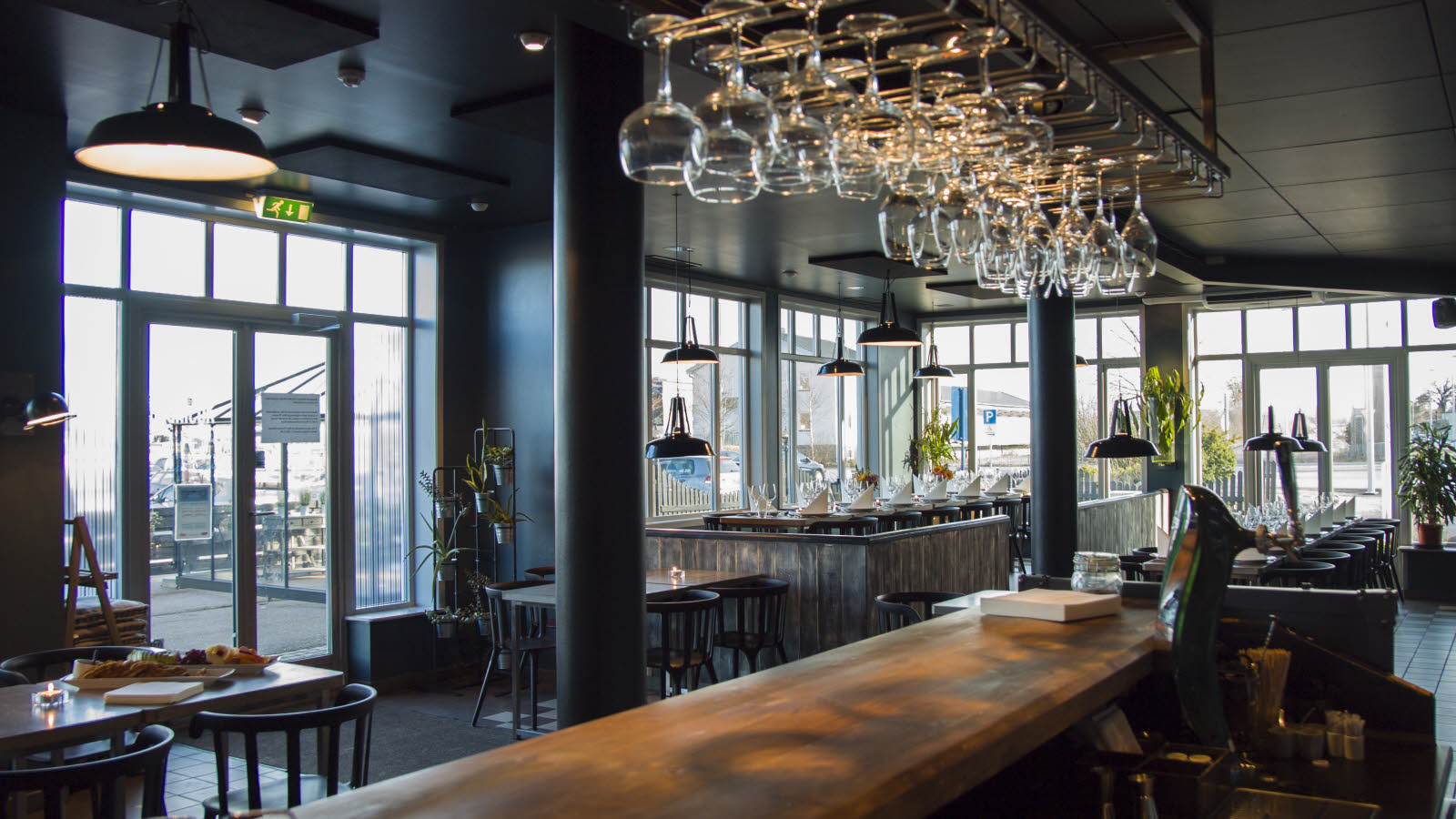 Innsiden av restauranten Baltzer