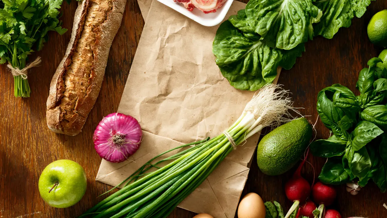 Ferske, fargerike råvarer